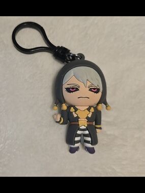Rare Risotto Nero JOJO'S BIZARRE ADVENTURE-GOLDEN WIND Exclusive Bag Clip